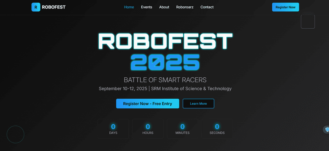 Robofest 2025 — Event Platform